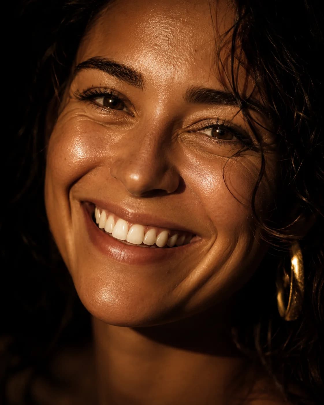 smiling confidence