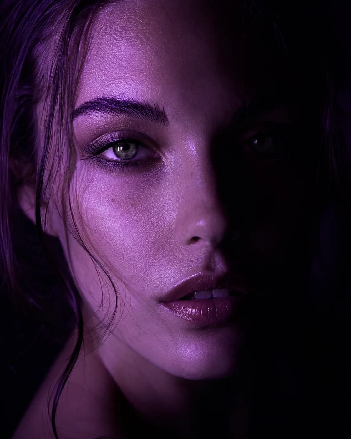 asymmetrical face